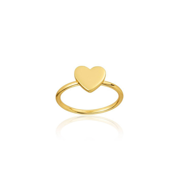 Heart Ring (guld) i gruppen Ringe hos SCANDINAVIAN JEWELRY DESIGN (R2102GPS0)