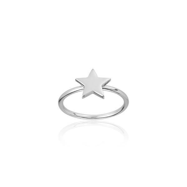 Star Ring (Sølv) i gruppen Ringe hos SCANDINAVIAN JEWELRY DESIGN (R2103RHS0)