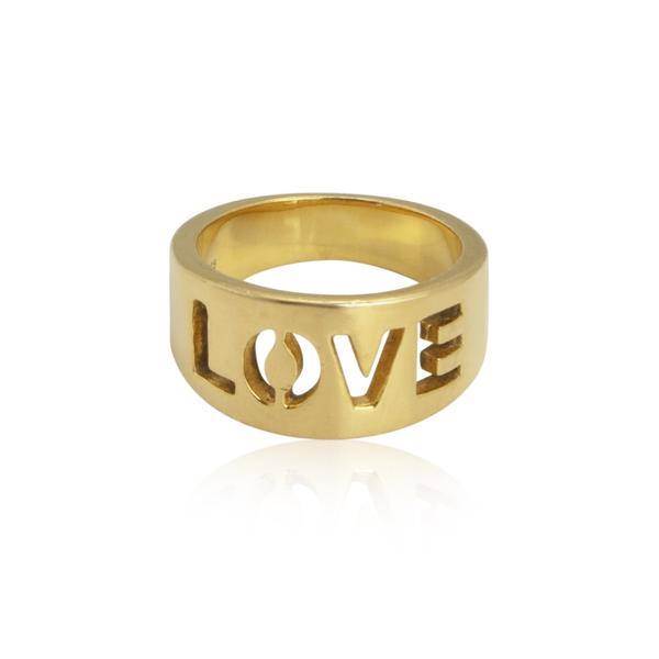 Love Ring (guld) i gruppen Ringe hos SCANDINAVIAN JEWELRY DESIGN (R2106GPS0)