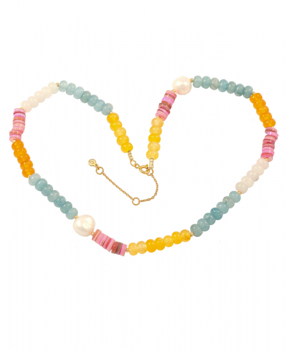 Holiday necklace i gruppen Halskæde / Guldhalskæde hos SCANDINAVIAN JEWELRY DESIGN (S08514G)