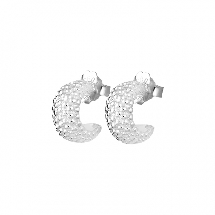 Stardust medium hoops i gruppen Øreringe hos SCANDINAVIAN JEWELRY DESIGN (SDT-E5M000-S)
