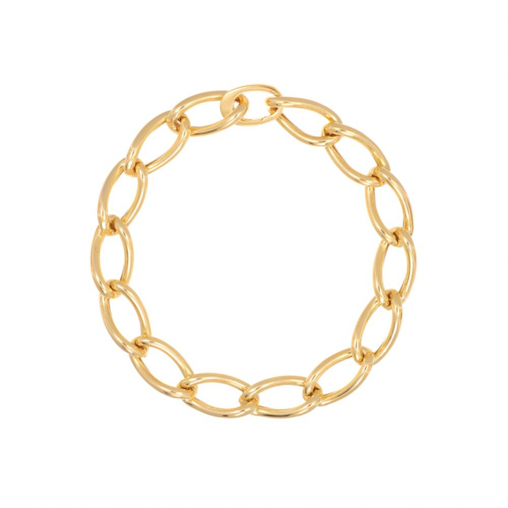 Ellisse - 18k guldpläterad Armbånd i gruppen Armbånd hos SCANDINAVIAN JEWELRY DESIGN (SJ-B2336-YG)