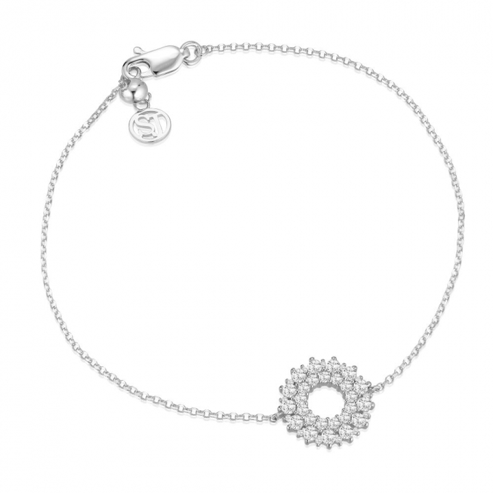 LIVIGNO BRACELET Sølv i gruppen Armbånd / Sølvarmbånd hos SCANDINAVIAN JEWELRY DESIGN (SJ-B2366-CZ)