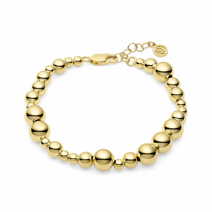 BORMIO GRANDE BRACELET Gold i gruppen Armbånd / Guldarmbånd hos SCANDINAVIAN JEWELRY DESIGN (SJ-B2598-YG)