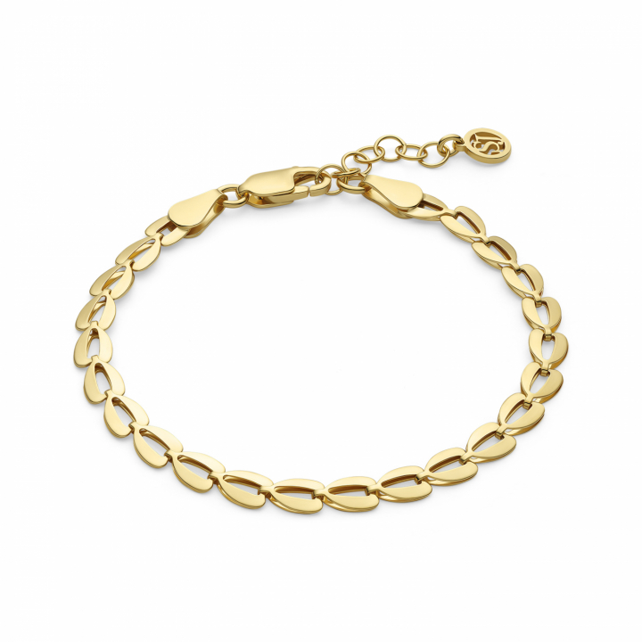HEARTBEAT BRACELET Gold i gruppen Armbånd / Guldarmbånd hos SCANDINAVIAN JEWELRY DESIGN (SJ-B2752-YG)