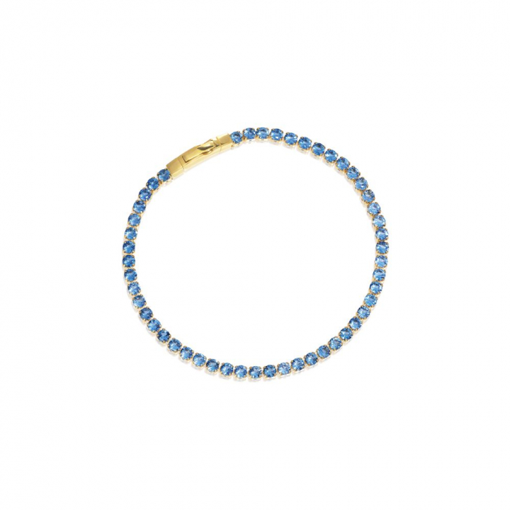 Product Image for Sif Jakobs Ellera Grande - 18k guldpläterad, med blåa zirkoner Armbånd