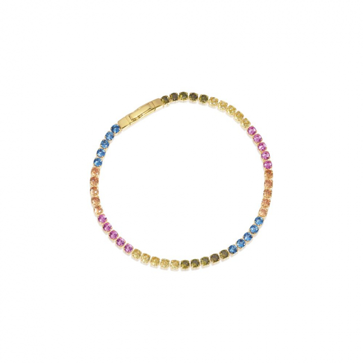 Product Image for Sif Jakobs Ellera Grande - 18k guldpläterad, med multifärgade zirkoner Armbånd