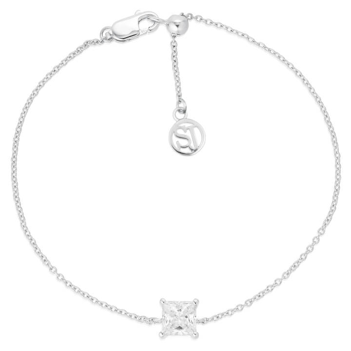 ELLERA QUADRATO Armbånd i gruppen Armbånd / Sølvarmbånd hos SCANDINAVIAN JEWELRY DESIGN (SJ-B42274-CZ)
