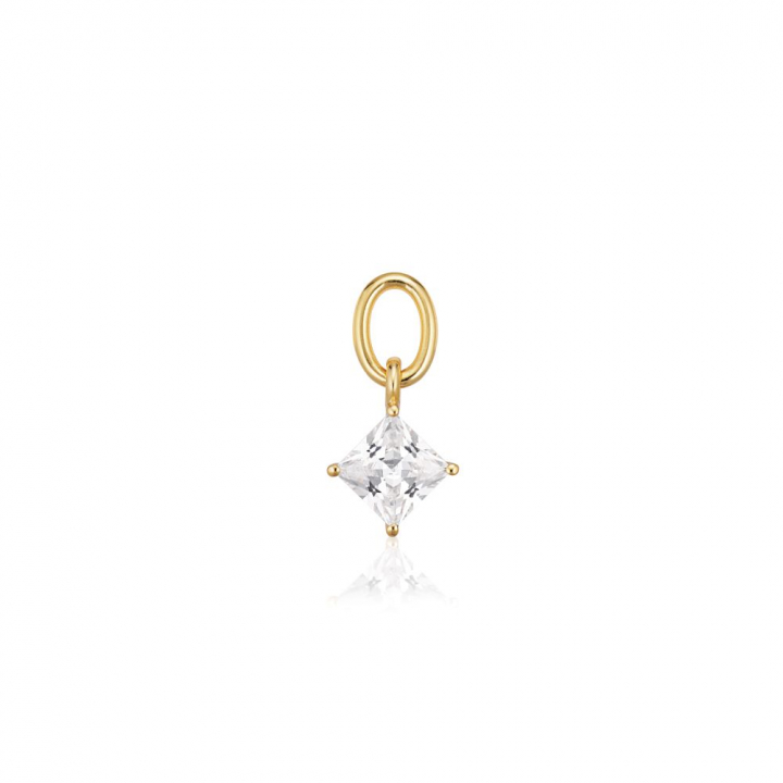 Product Image for Sif Jakobs Charm Lati Quattro - 18k guldpläterad, med vita zirkoner Hoop