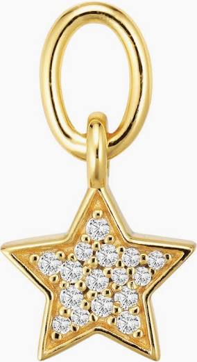Product Image for Sif Jakobs Charm Stella - 18k guldpläterad, med vita zirkoner Hoop