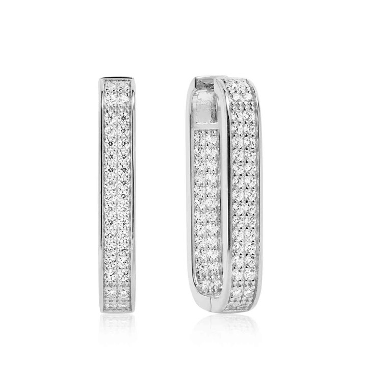Product Image for Sif Jakobs MATERA GRANDE Ørering hvide Zirkoner (Sølv)