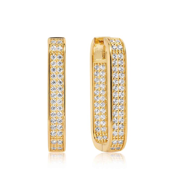 Product Image for Sif Jakobs MATERA GRANDE Ørering hvide Zirkoner (guld)