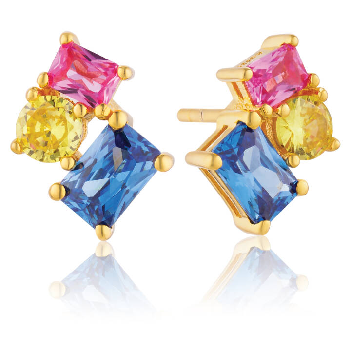 IVREA TRE Ørering i gruppen Øreringe / Guldøreringe hos SCANDINAVIAN JEWELRY DESIGN (SJ-E12306-XCZ-YG)