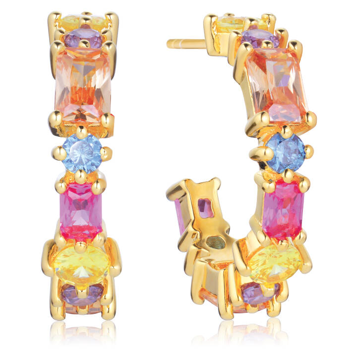 IVREA CREOLO MEDIO Ørering i gruppen Øreringe hos SCANDINAVIAN JEWELRY DESIGN (SJ-E12312-XCZ-YG)