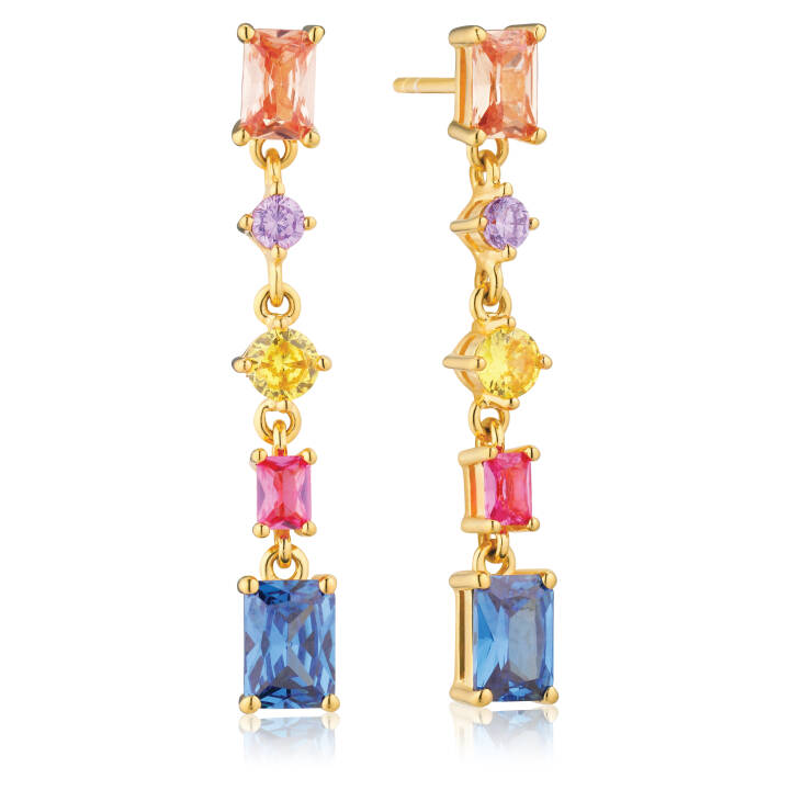 IVREA CINQUE Ørering i gruppen Øreringe / Guldøreringe hos SCANDINAVIAN JEWELRY DESIGN (SJ-E12320-XCZ-YG)