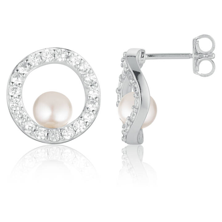 PONZA CIRCOLO Ørering i gruppen Øreringe hos SCANDINAVIAN JEWELRY DESIGN (SJ-E12348-PCZ)
