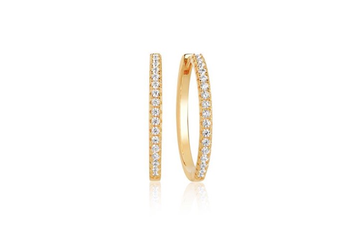 Product Image for Sif Jakobs ELLERA X-GRANDE Ørering hvide Zirkoner (guld)