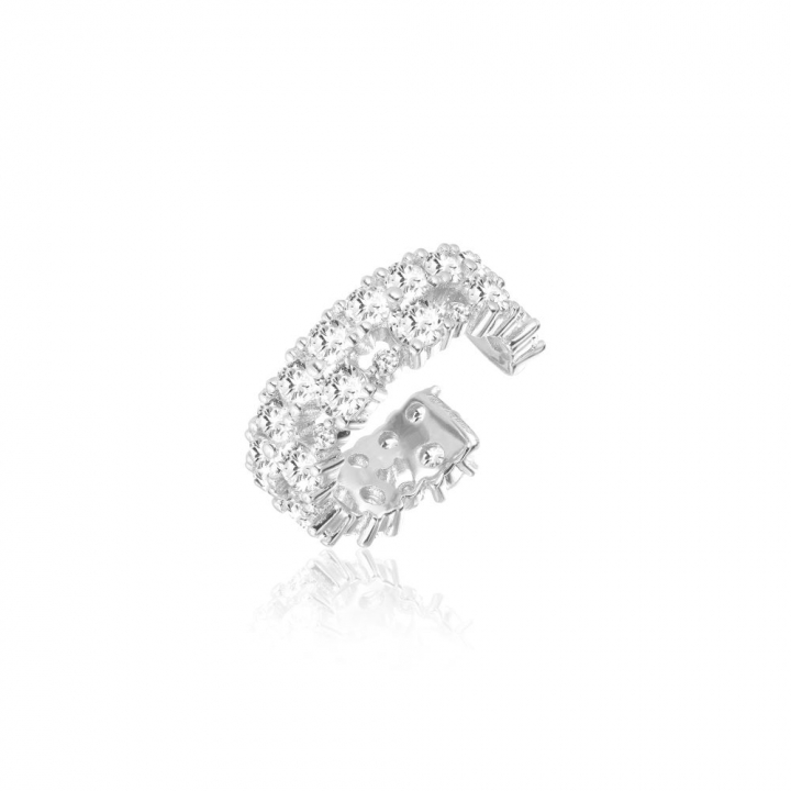 LIVIGNO EAR CUFF Sølv i gruppen Øreringe / Sølvøreringe hos SCANDINAVIAN JEWELRY DESIGN (SJ-E2365-CZ)