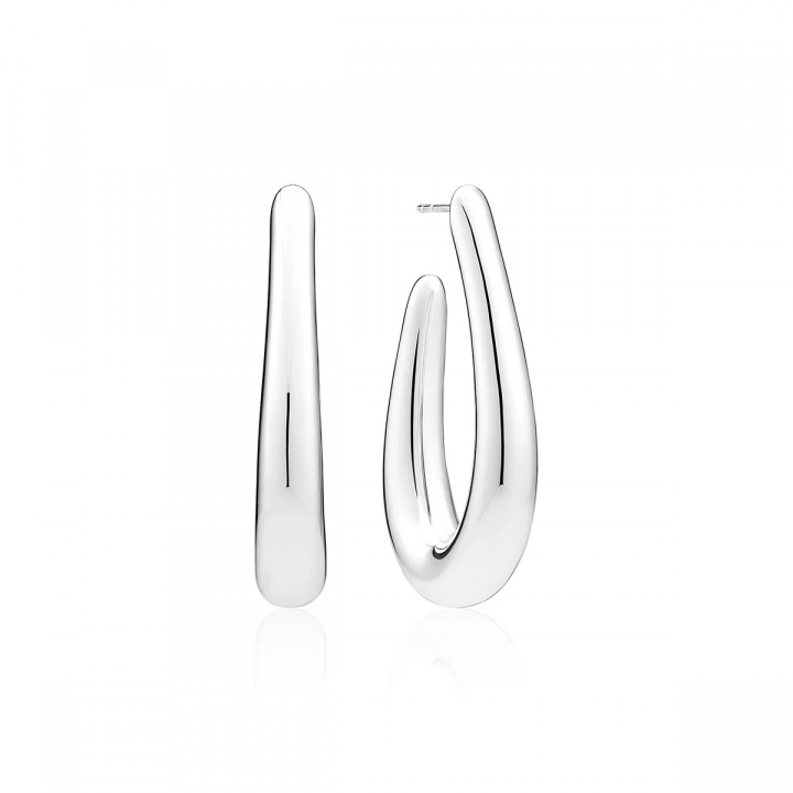 GOCCIA PIANURA PICCOLO Earrings Silver i gruppen Øreringe hos SCANDINAVIAN JEWELRY DESIGN (SJ-E2484)
