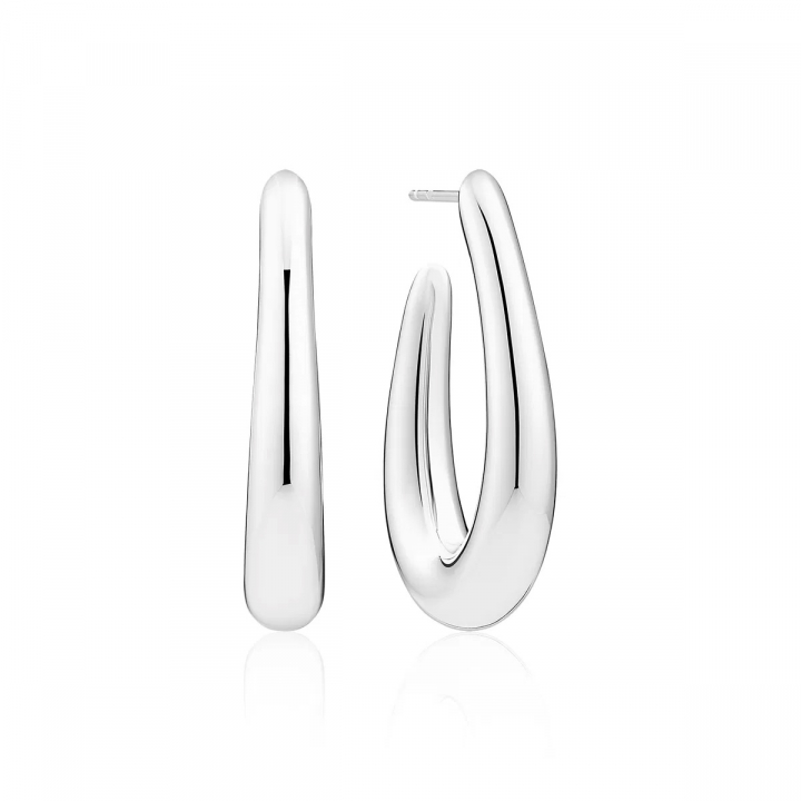 GOCCIA PIANURA GRANDE Earrings Silver i gruppen Øreringe / Sølvøreringe hos SCANDINAVIAN JEWELRY DESIGN (SJ-E2485)