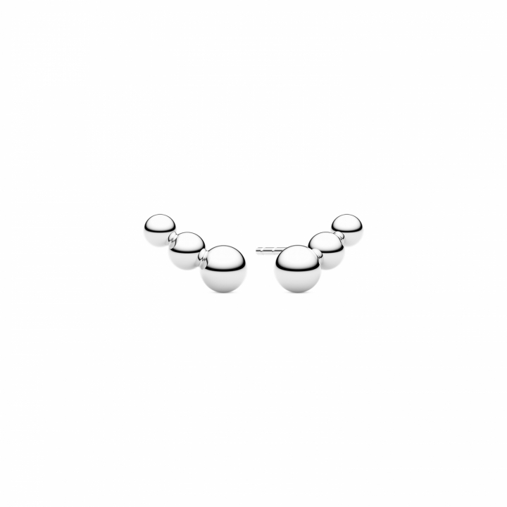 BORMIO PICCOLO EARRINGS Silver i gruppen Øreringe / Sølvøreringe hos SCANDINAVIAN JEWELRY DESIGN (SJ-E2581)