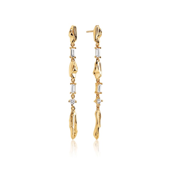 Product Image for Sif Jakobs VULCANELLO LUNGO GRANDE Ørering hvide Zirkoner (guld)