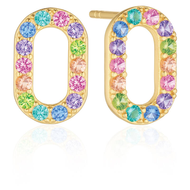 CAPIZZI Ørering i gruppen Øreringe hos SCANDINAVIAN JEWELRY DESIGN (SJ-E42208-XCZ-YG)