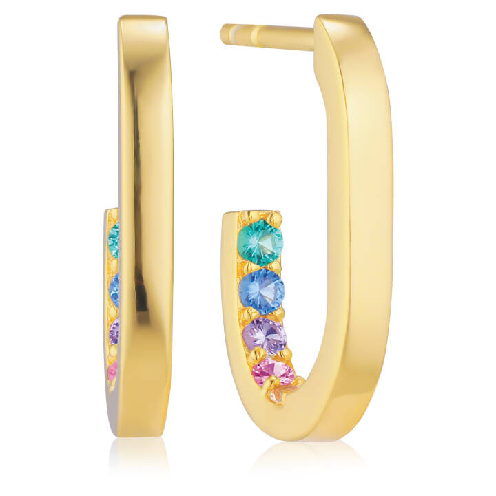 CAPIZZI PICCOLO Ørering i gruppen Øreringe hos SCANDINAVIAN JEWELRY DESIGN (SJ-E42210-XCZ-YG)