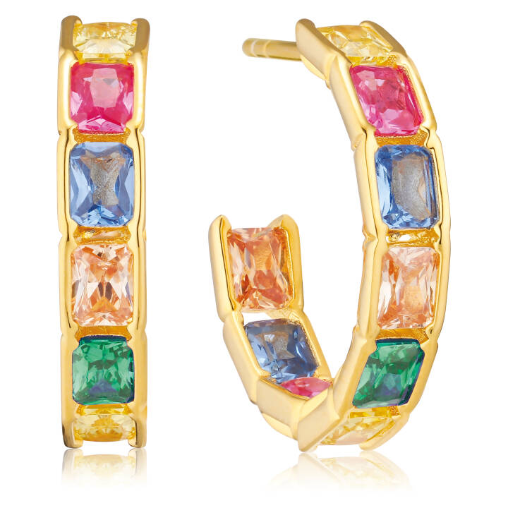 ROCCANOVA CIRCOLO Ørering i gruppen Øreringe / Guldøreringe hos SCANDINAVIAN JEWELRY DESIGN (SJ-E42272-XCZ-YG)