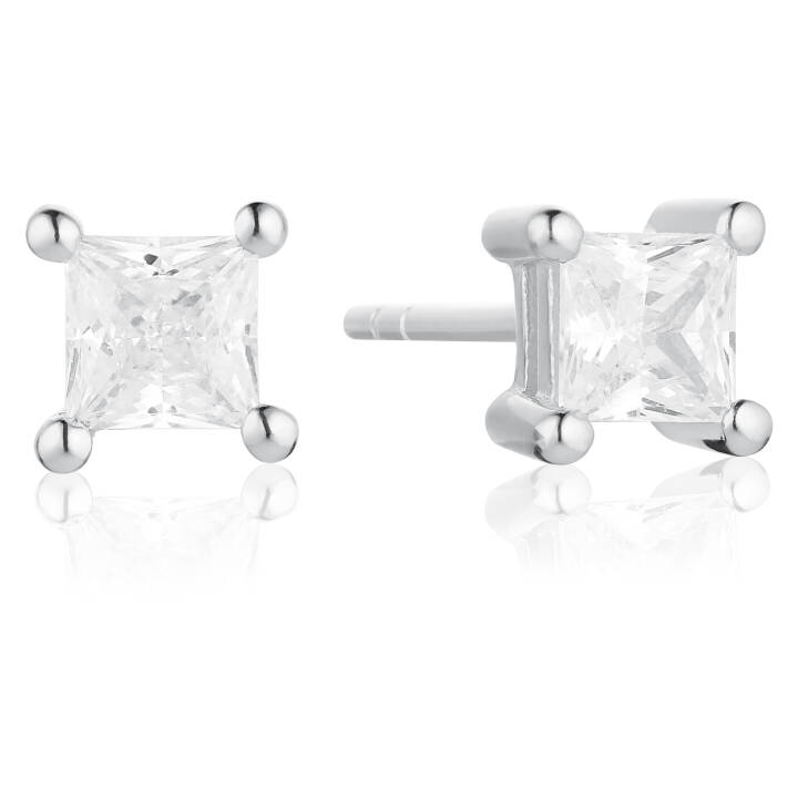 ELLERA QUADRATO Ørering i gruppen Øreringe / Sølvøreringe hos SCANDINAVIAN JEWELRY DESIGN (SJ-E42277-CZ)