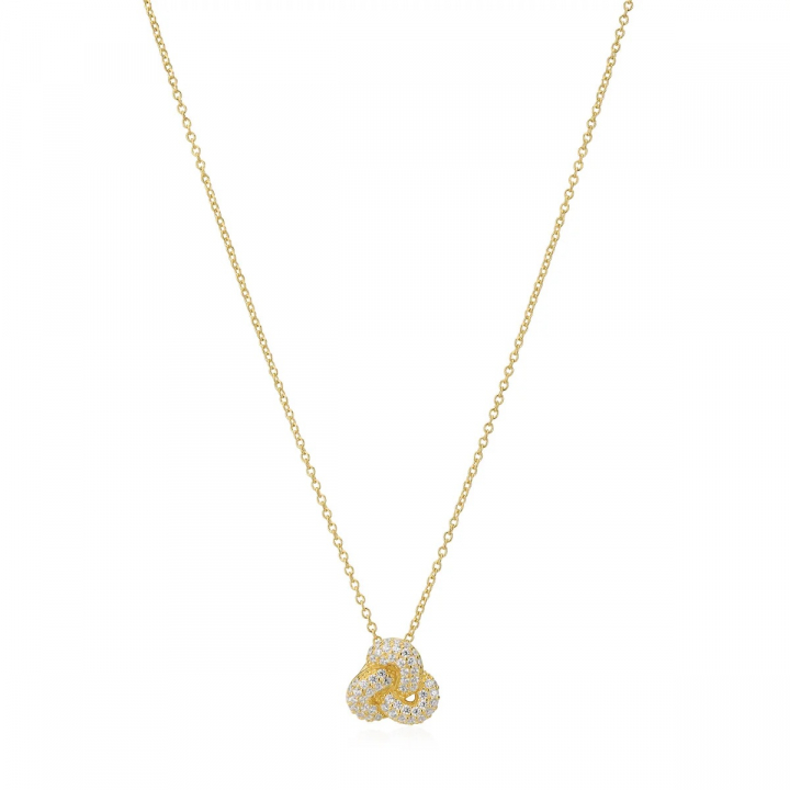 IMPERIA NECKLACE Gold i gruppen Halskæde / Guldhalskæde hos SCANDINAVIAN JEWELRY DESIGN (SJ-N10752-CZ-YG)