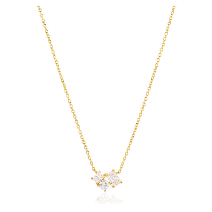 IVREA TRE Halskæde i gruppen Halskæde / Guldhalskæde hos SCANDINAVIAN JEWELRY DESIGN (SJ-N12306-CZ-YG)