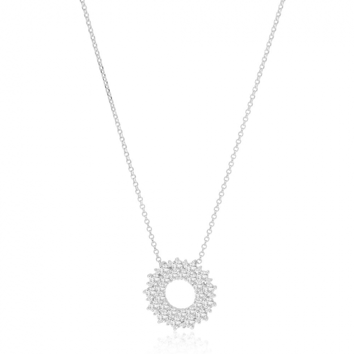 LIVIGNO NECKLACE Sølv i gruppen Halskæde / Sølvhalskæde hos SCANDINAVIAN JEWELRY DESIGN (SJ-N2364-CZ)