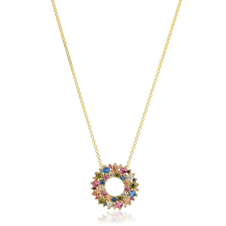 LIVIGNO NECKLACE Guld i gruppen Halskæde / Guldhalskæde hos SCANDINAVIAN JEWELRY DESIGN (SJ-N2364-XCZ-YG)