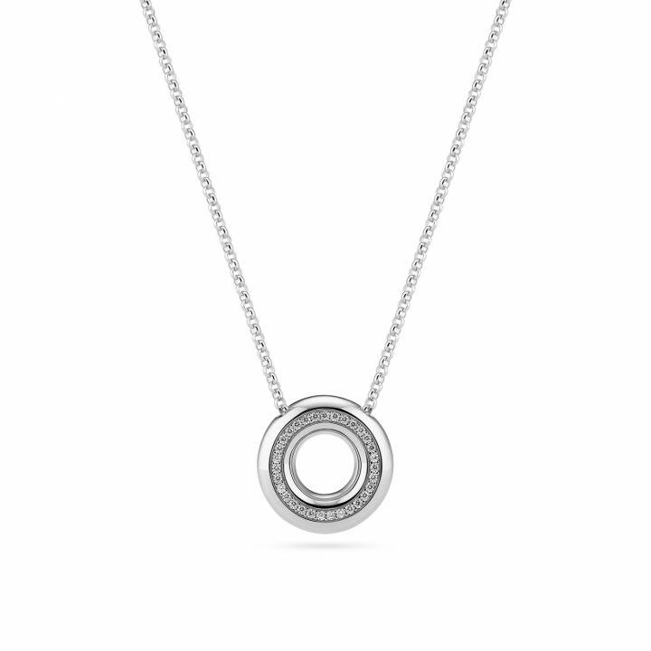 PALERMO NECKLACE Silver i gruppen Halskæde / Sølvhalskæde hos SCANDINAVIAN JEWELRY DESIGN (SJ-N2478-CZ)
