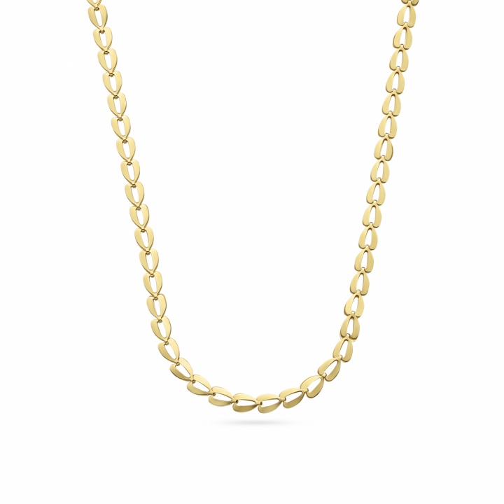 HEARTBEAT NECKLACE Gold i gruppen Halskæde / Guldhalskæde hos SCANDINAVIAN JEWELRY DESIGN (SJ-N2752-YG)