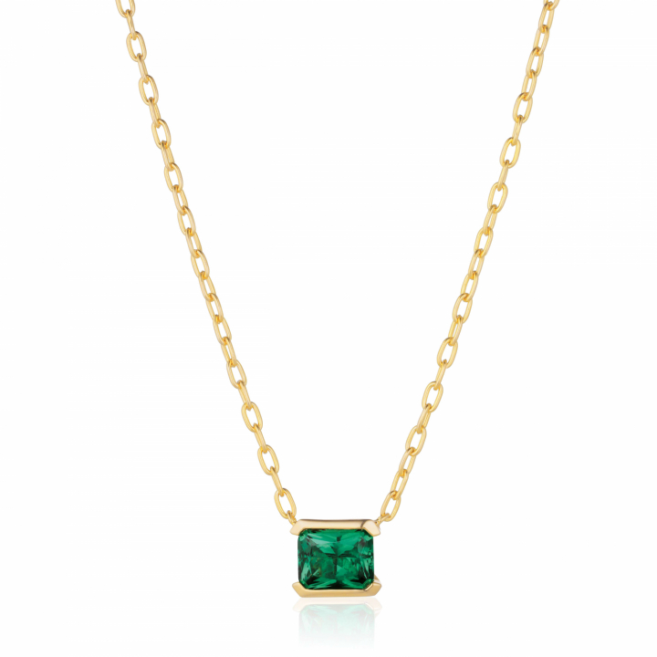 Product Image for Sif Jakobs ROCCANOVA GRANDE Halskæde Grön zirkonia Guld