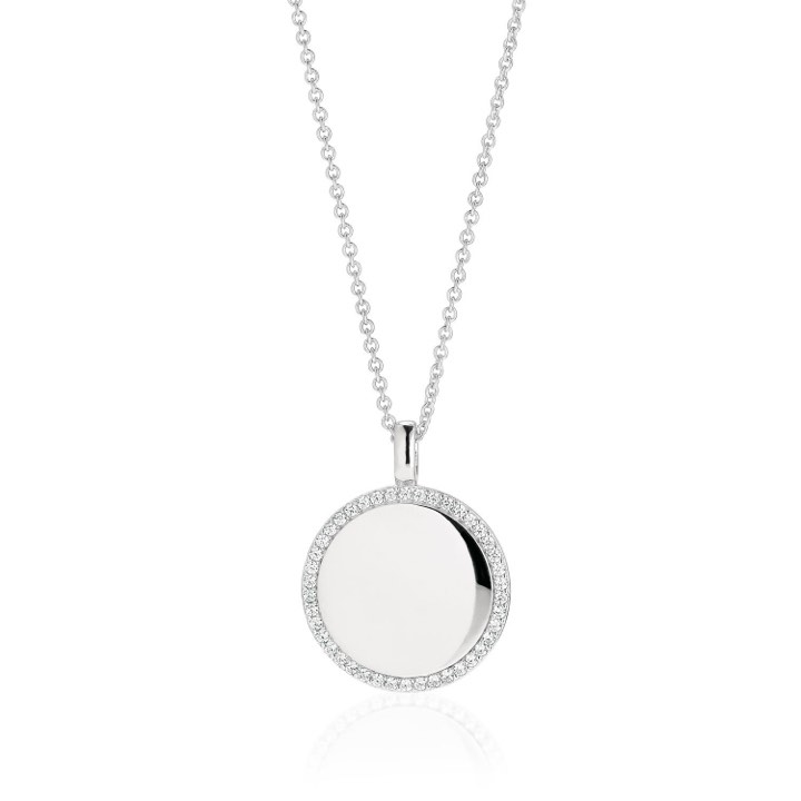 Product Image for Sif Jakobs FOLLINA GRANDE Halskæde hvide Zirkoner (Sølv) 45-60 cm