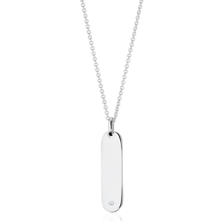 Product Image for Sif Jakobs FOLLINA LUNGO GRANDE Halskæde hvide Zirkoner (Sølv) 45-60 cm
