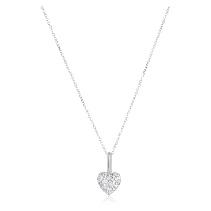 Caro Halskæde i gruppen Halskæde / Sølvhalskæde hos SCANDINAVIAN JEWELRY DESIGN (SJ-P72356-CZ)