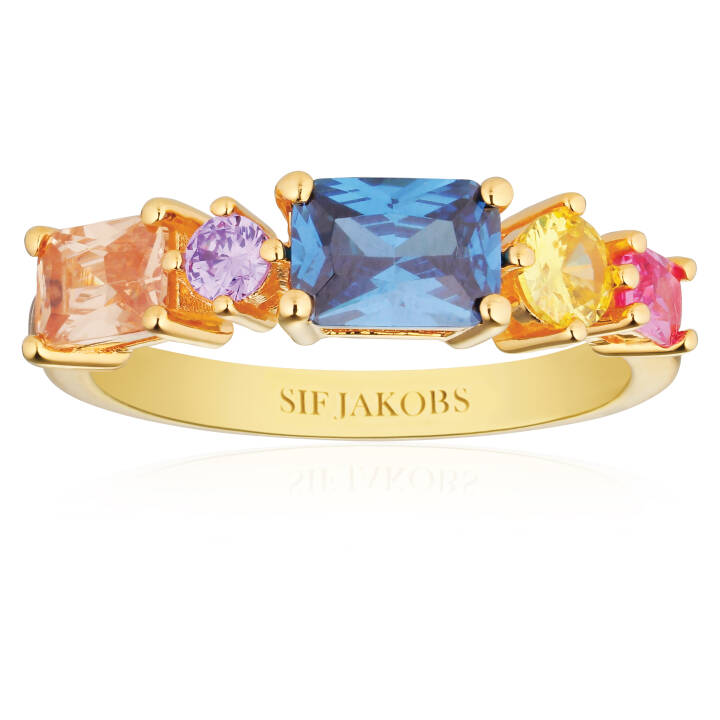 IVREA Ring Guld i gruppen Ringe / Guldringe hos SCANDINAVIAN JEWELRY DESIGN (SJ-R12330-XCZ-YG)