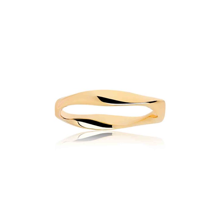 CETARA PIANURA Ring (guld) i gruppen Ringe / Guldringe hos SCANDINAVIAN JEWELRY DESIGN (SJ-R3008YG)