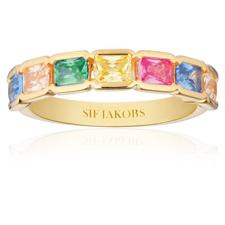 ROCCANOVA Ring Guld i gruppen Ringe / Guldringe hos SCANDINAVIAN JEWELRY DESIGN (SJ-R42265-XCZ-YG)