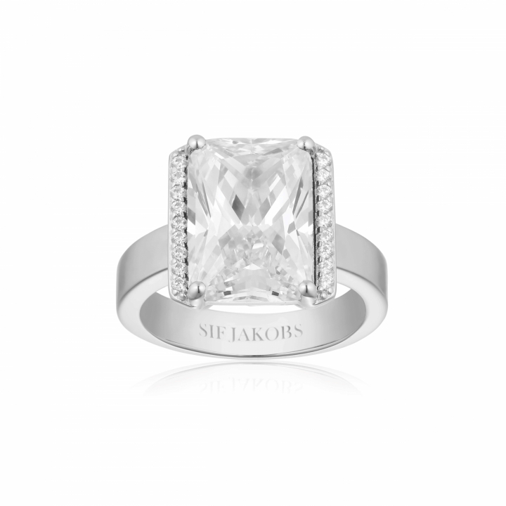 Product Image for Sif Jakobs ROCCANOVA ALTRO GRANDE Ring Vita Zirkoner Sølv 50