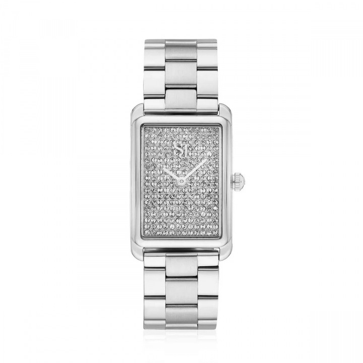 SANTINA WATCH SILVER i gruppen Tilbehør / Ure hos SCANDINAVIAN JEWELRY DESIGN (SJ-W1033-CZ)