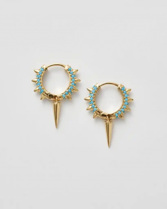 i gruppen Øreringe / Guldøreringe hos SCANDINAVIAN JEWELRY DESIGN (SW-MSH-G-T)