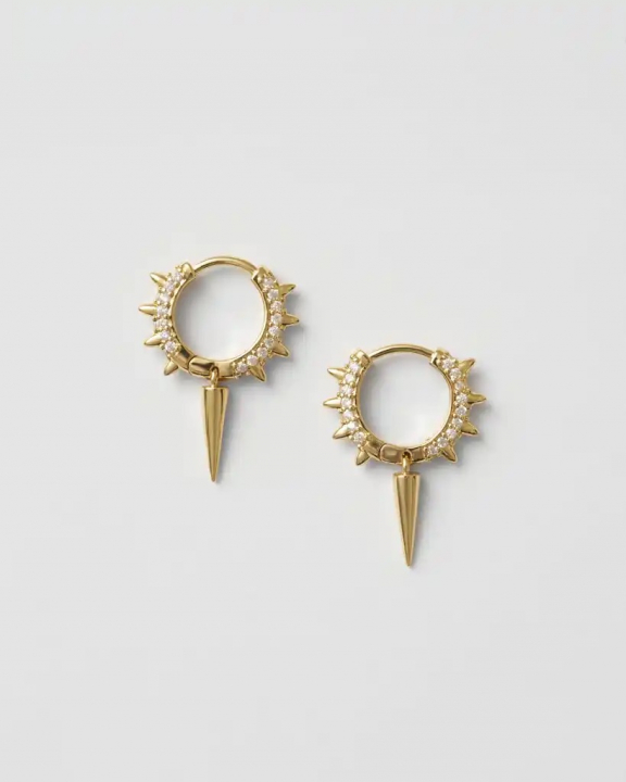  i gruppen Øreringe / Guldøreringe hos SCANDINAVIAN JEWELRY DESIGN (SW-MSH-G-V)