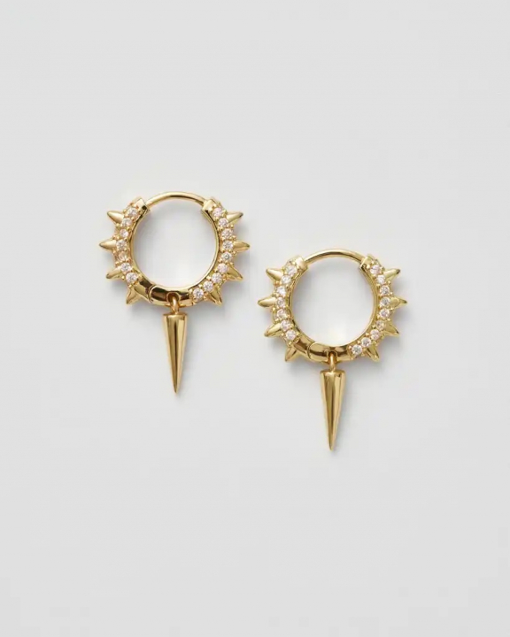  i gruppen Øreringe / Guldøreringe hos SCANDINAVIAN JEWELRY DESIGN (SW-MSH-G-V)