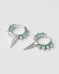  i gruppen Øreringe / Sølvøreringe hos SCANDINAVIAN JEWELRY DESIGN (SW-MSH-S-GR)
