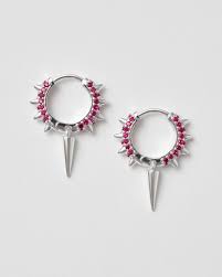  i gruppen Øreringe / Sølvøreringe hos SCANDINAVIAN JEWELRY DESIGN (SW-MSH-S-R)
